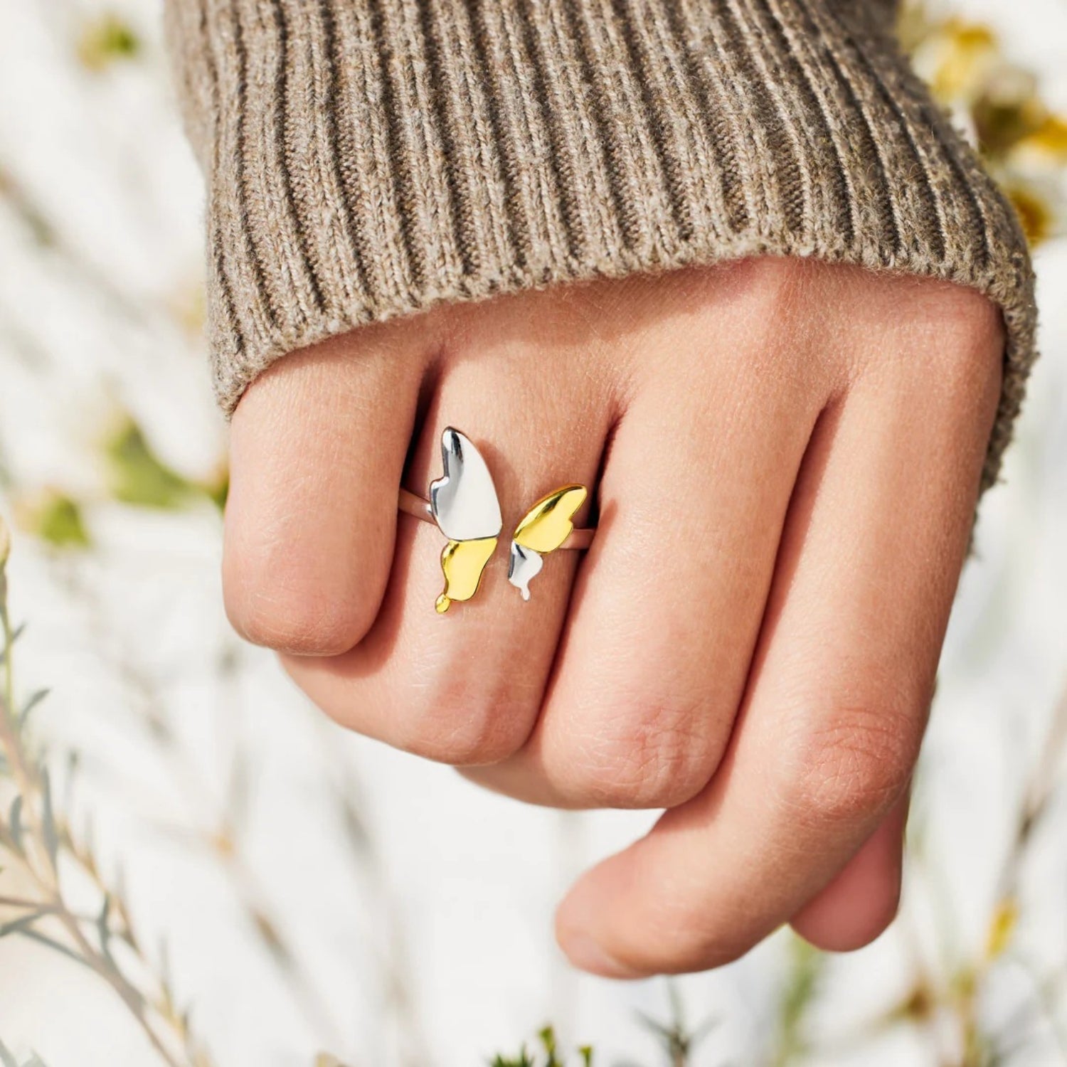 925 Sterling Silver Butterfly Ring - Charming Charlie