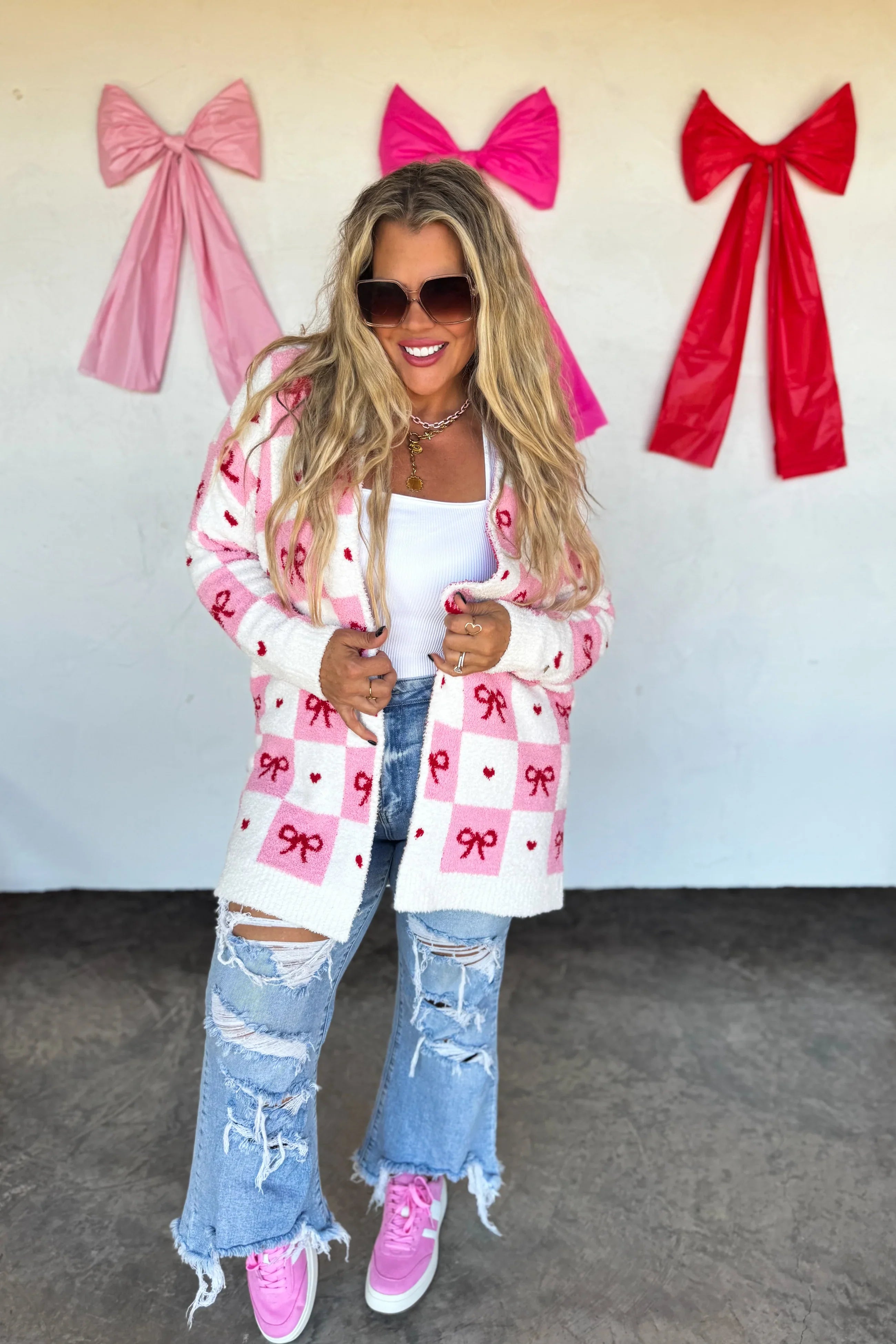 PREORDER: Valentines Cloud Cardigan - Charming Charlie