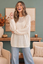 Coastal Breeze Open Knit Sweater - Charming Charlie