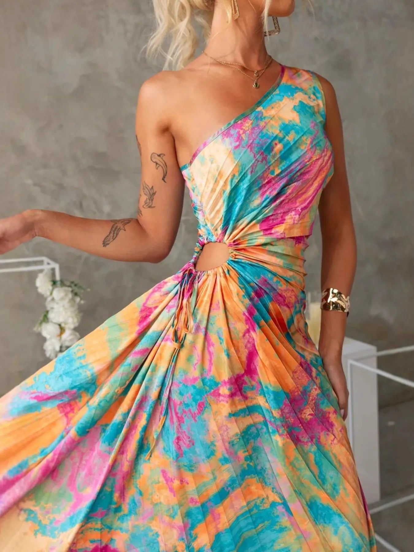 one shoulder asymmetrical maxi dress Little Parni White / Navy Boys White Shirt - Short Sleeve (K652)