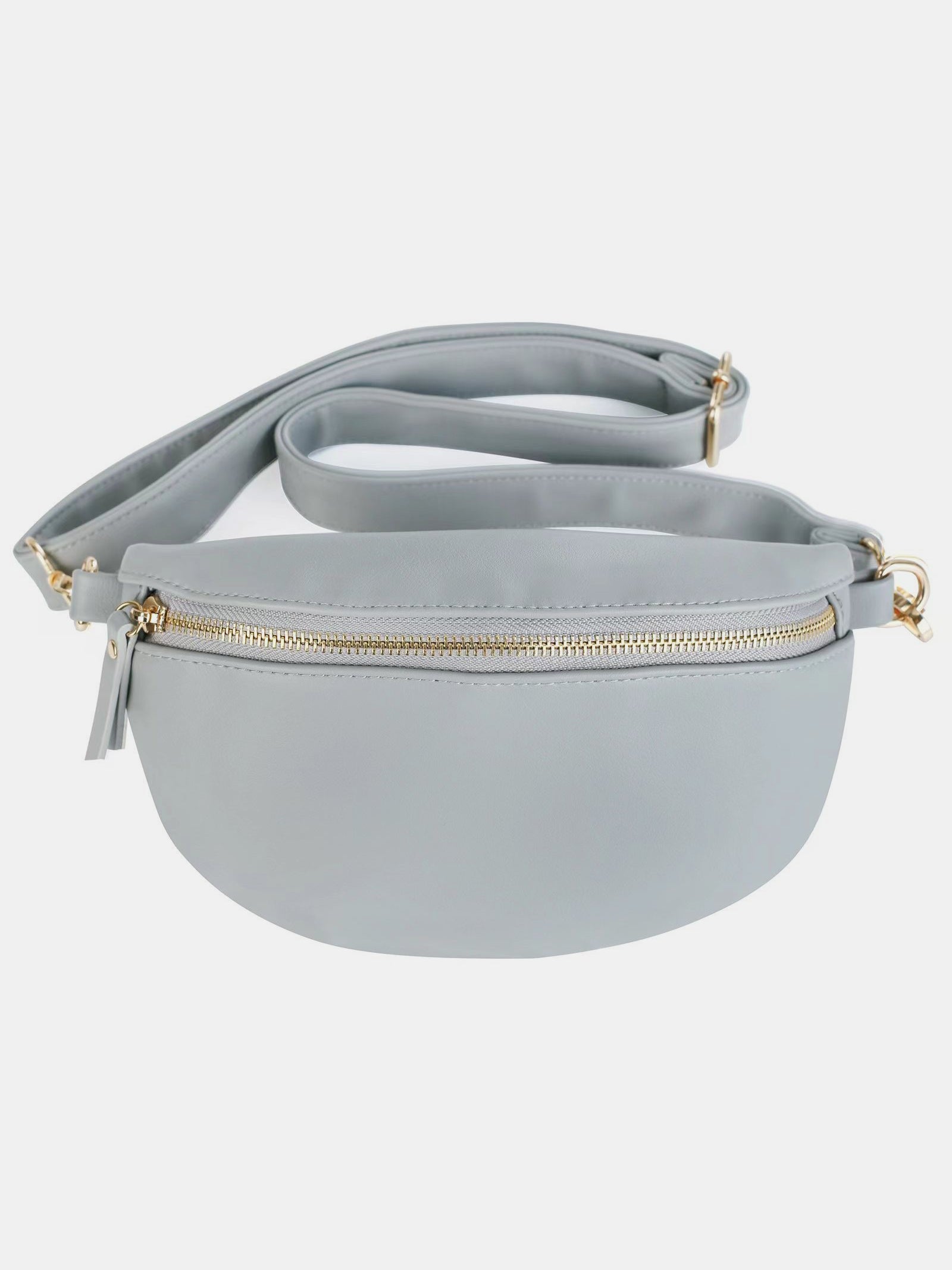 PU Leather Adjustable Strap Crossbody Bag - Charming Charlie