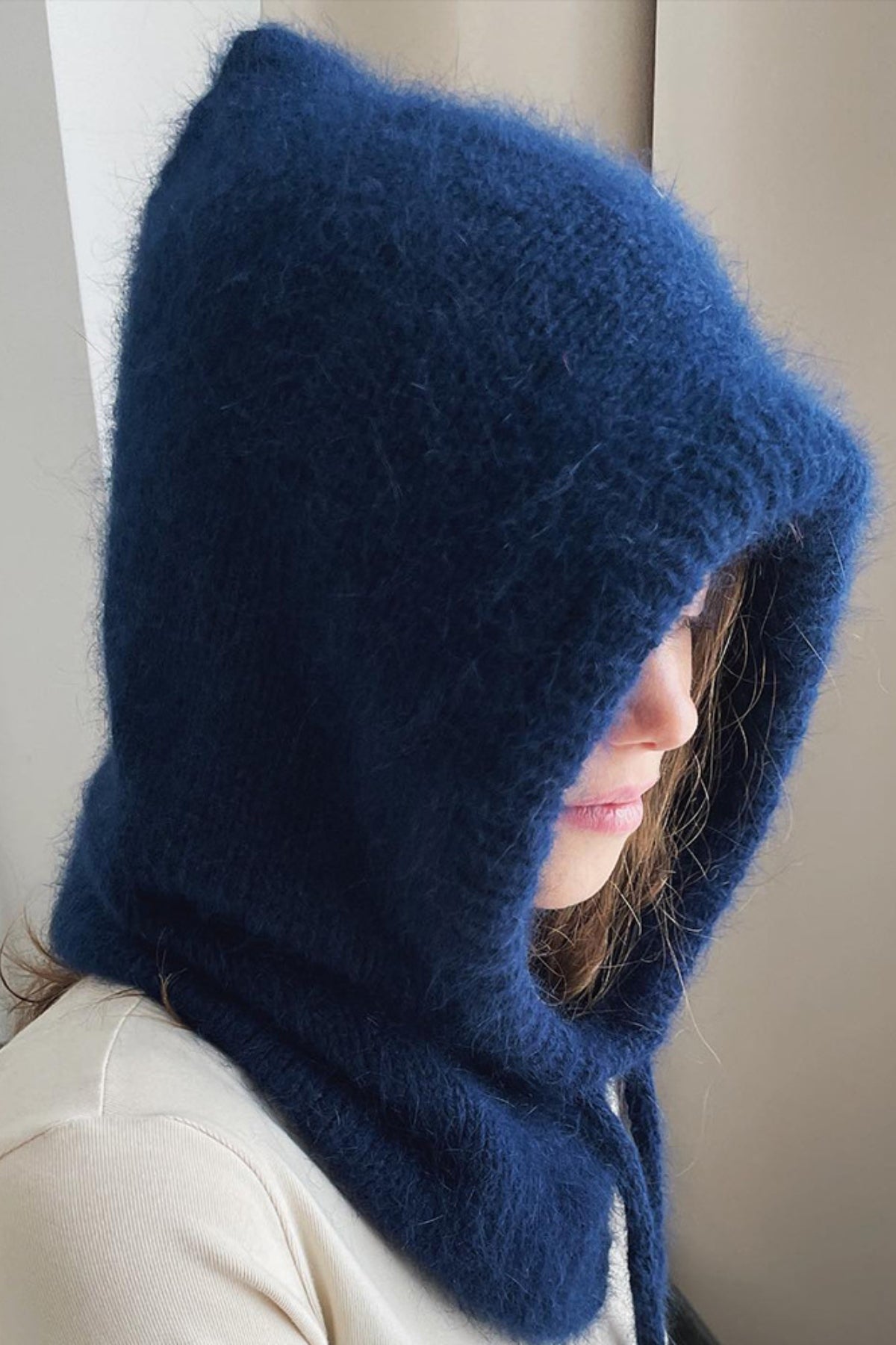 Drawstring Solid Color Thermal Knit Hat - Charming Charlie