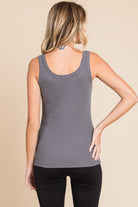 Culture Code Full Size Ribbed Scoop Neck Tank - Charming Charlie