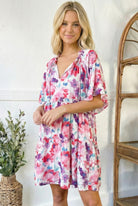 Petal Parade Tiered Dress - Charming Charlie