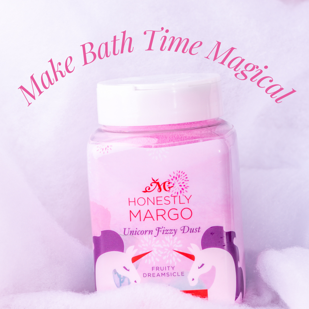 Unicorn Fruity Dreamsicle Fizzy Bath Dust - Honestly Margo