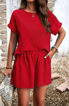 2-pc shorts set - Charming Charlie