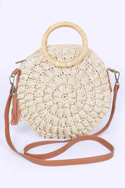 Woodhandle Circle Bag★ Amazon.com: Lurrose 6pcs Round Wooden Handles for Handbags Retro