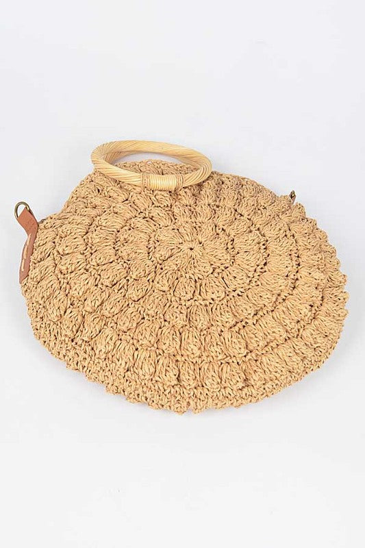 Woodhandle Circle Bag★ Amazon.com: SUPERFINDINGS 2Pcs Wooden Round Purse Handle 3.46 inch