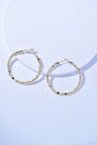 Alloy Hoop Earrings - Charming Charlie
