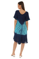 Tie Dye Floral Rayon Dress - Shoreline Wear, Inc.