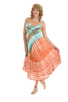 Tie Dye Sleeveless Midi Dress - Shoreline Wear, Inc.