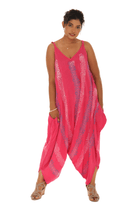 Printed sleeveless Harem Jumpsuit - Shoreline Wear, Inc.