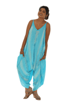 Printed sleeveless Harem Jumpsuit - Shoreline Wear, Inc.