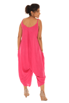 Printed sleeveless Harem Jumpsuit - Shoreline Wear, Inc.