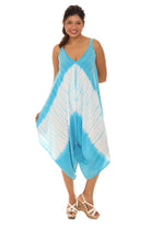 Tie-Dye Wide Leg Harem Jumpsuit - Shoreline Wear, Inc.