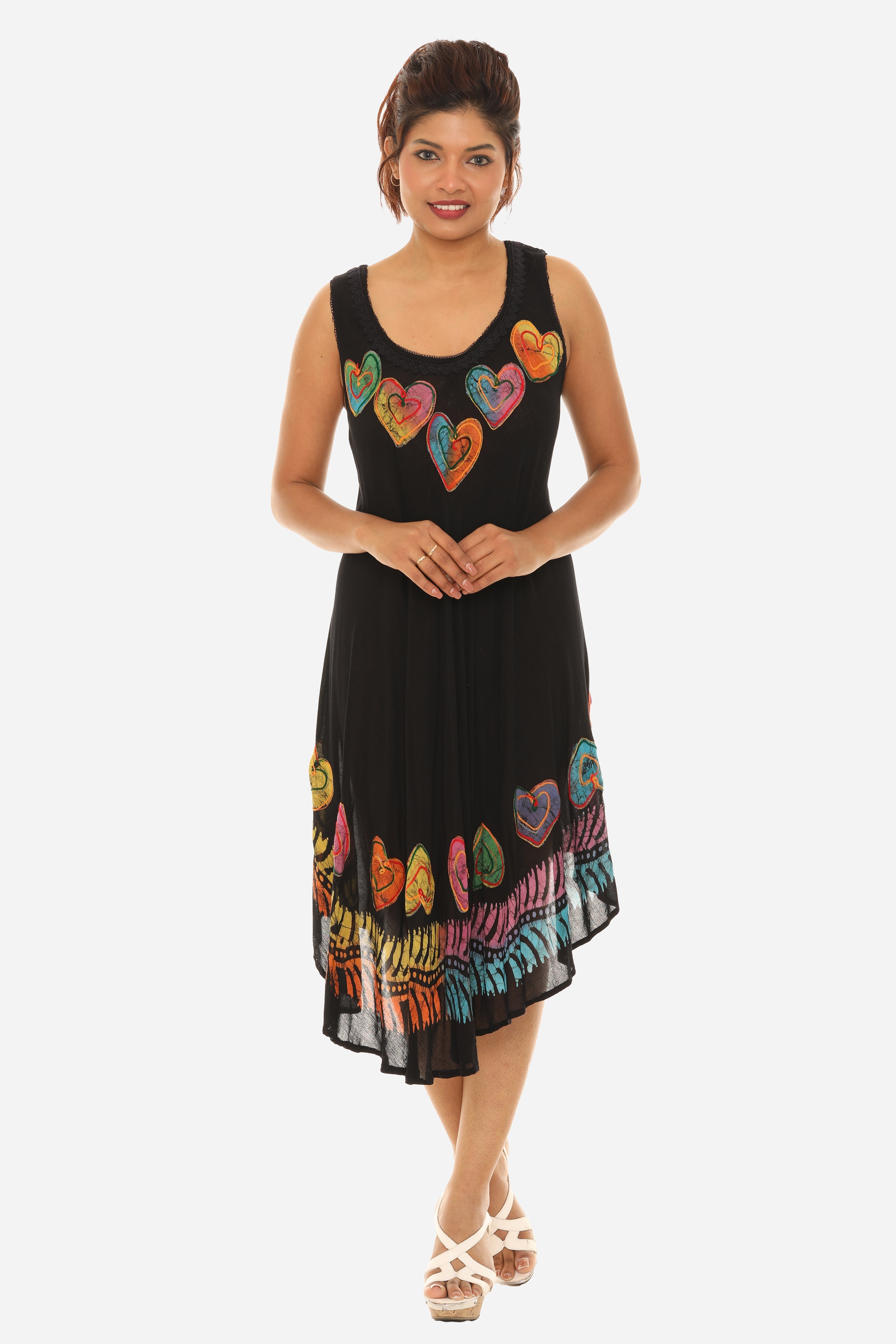 Summer Rayon Heart Dress