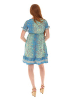 Short Sleeve V-Neck Floral Dress - Charming Charlie