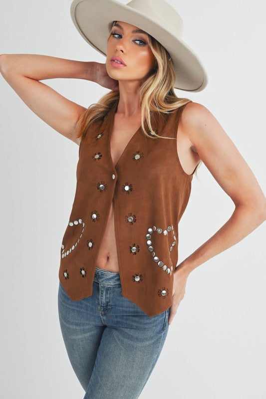 Western Love Vest - Charming Charlie