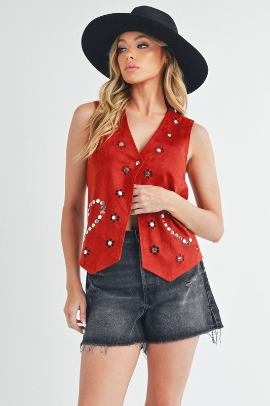 Western Love Vest - Charming Charlie