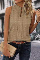 Textured Notched Tank - Charming Charlie