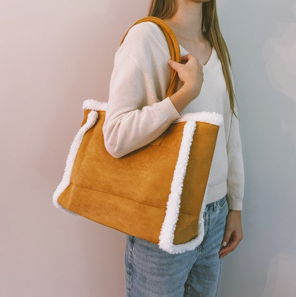 Teddy Cozy The Tote Shoulder Bag Teddy Brown Os