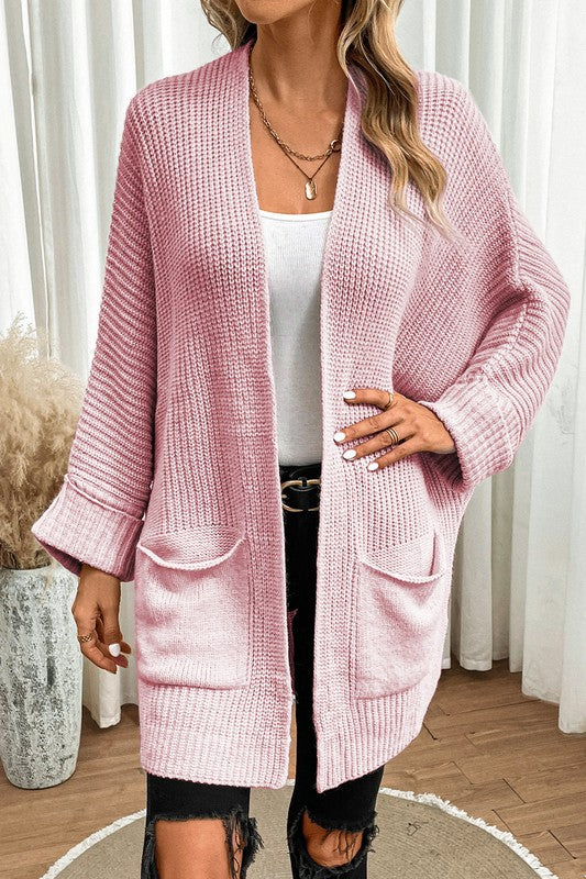 【美品】  Ron Herman / ロンハーマン | × babaa Chunky Cotton Cardigan チャンキー コットン カーディガン | サーモンピンク | レディース Ron Herman - 【美品】 Ron Herman / ロンハーマン | × babaa Chunky