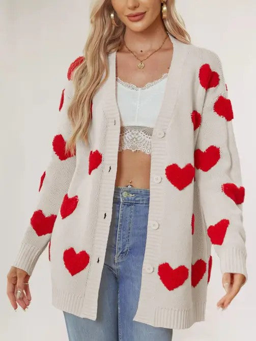 Long Heart cardigan - Charming Charlie