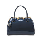 Patent Leather Frame Satchel - Charming Charlie