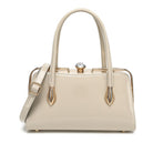 Patent Leather Frame Satchel - Charming Charlie