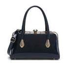 Patent Leather Frame Satchel - Charming Charlie