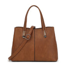 Multi Compartment Satchel with Detachable Shoulder Strap - Charming Charlie