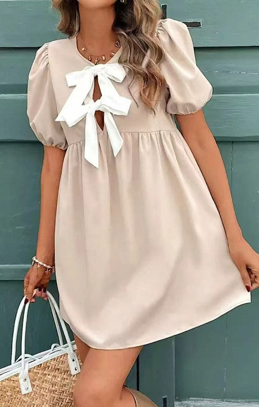 Tie front babydoll dress  Charming Charlie