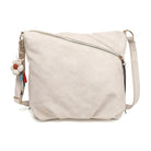 Multi Zip Crossbody Hobo with Flower Charm - Charming Charlie