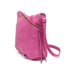 Multi Zip Crossbody Hobo with Flower Charm - Charming Charlie