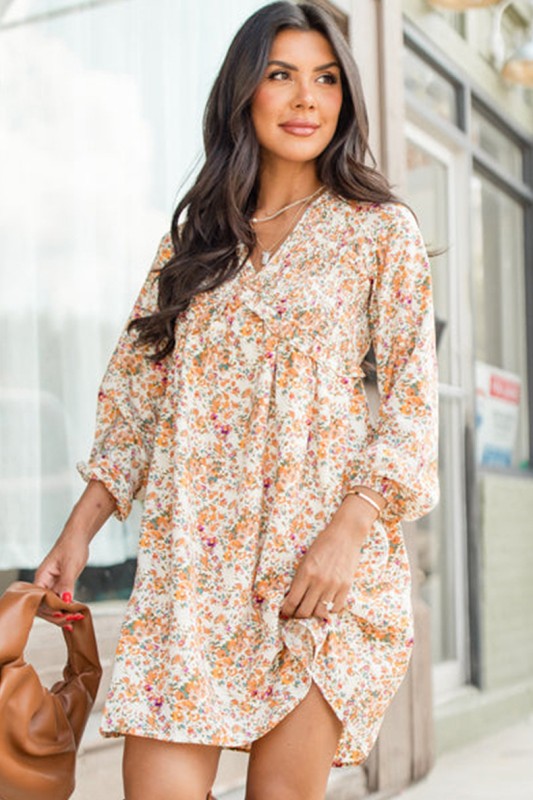Boho V Neck Empire Waist Long Sleeve Mini Dress Charming Charlie Boho V Neck Empire Waist Long Sleeve Mini Dress Charming Charlie