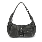 Distressed Washed E/W Hobo - Charming Charlie