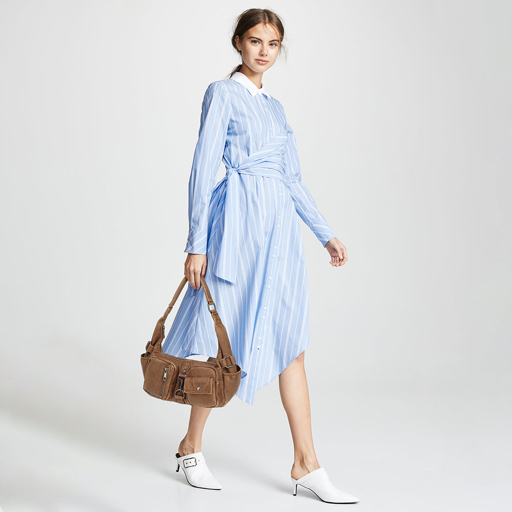 Distressed Washed E/W Hobo - Charming Charlie