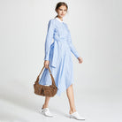 Distressed Washed E/W Hobo - Charming Charlie