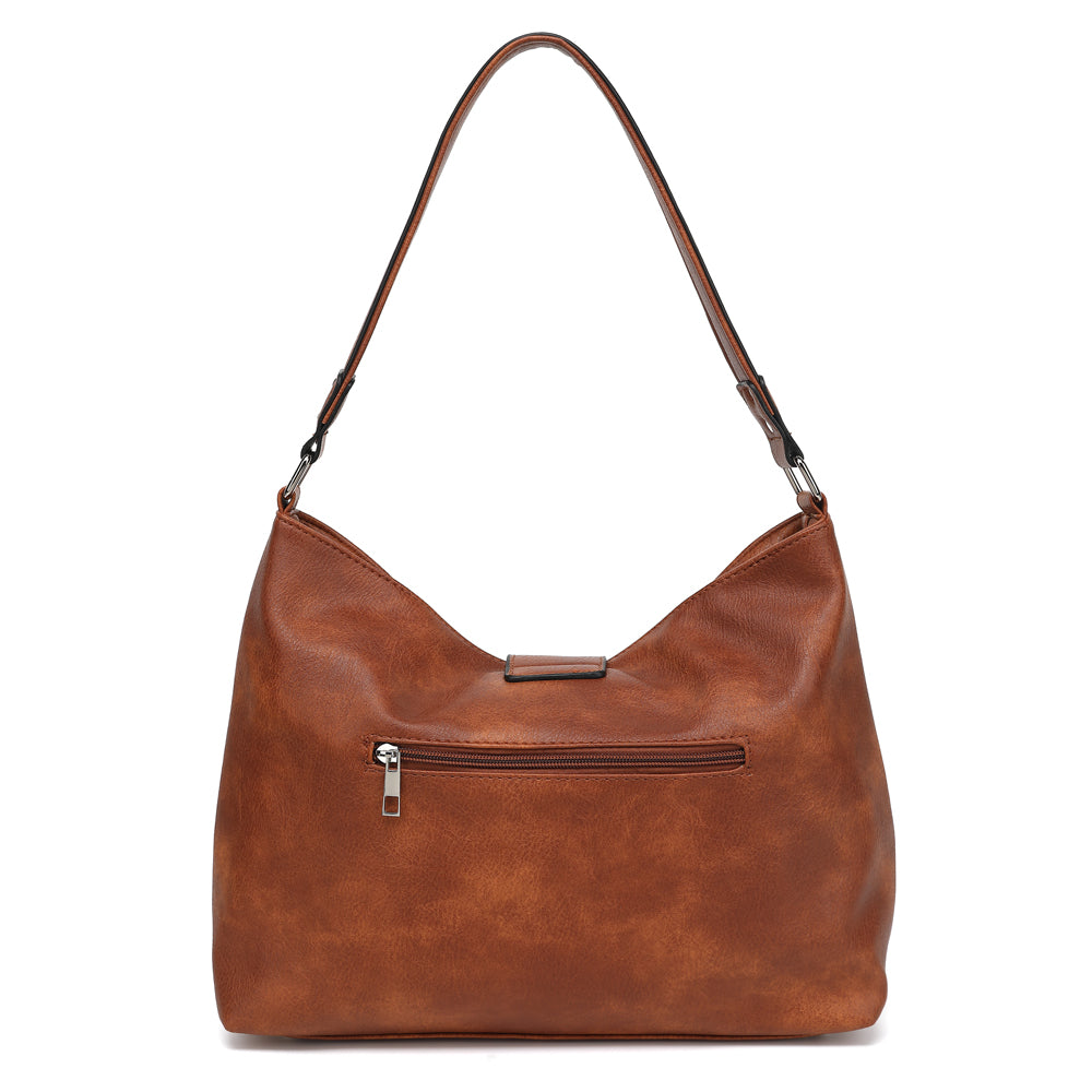 Slouchy Hobo with Buckle Tab Over - Charming Charlie