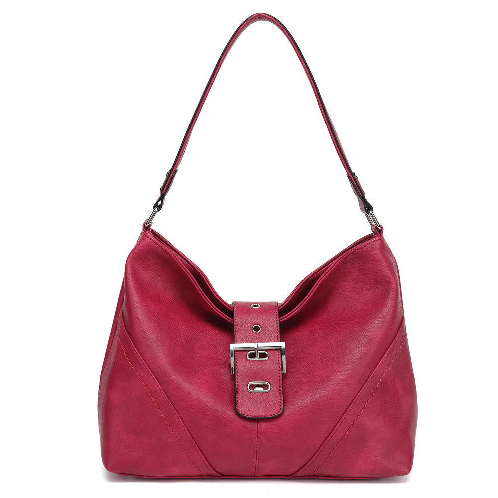 Slouchy Hobo with Buckle Tab Over - Charming Charlie