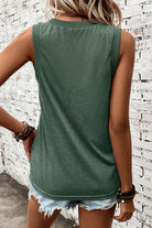 V-Neck Wide Strap Tank - Charming Charlie