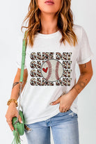 GAME DAY Round Neck Short Sleeve T-Shirt - Charming Charlie