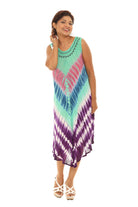 Tie Dye Rayon Sundress - Shoreline Wear, Inc.