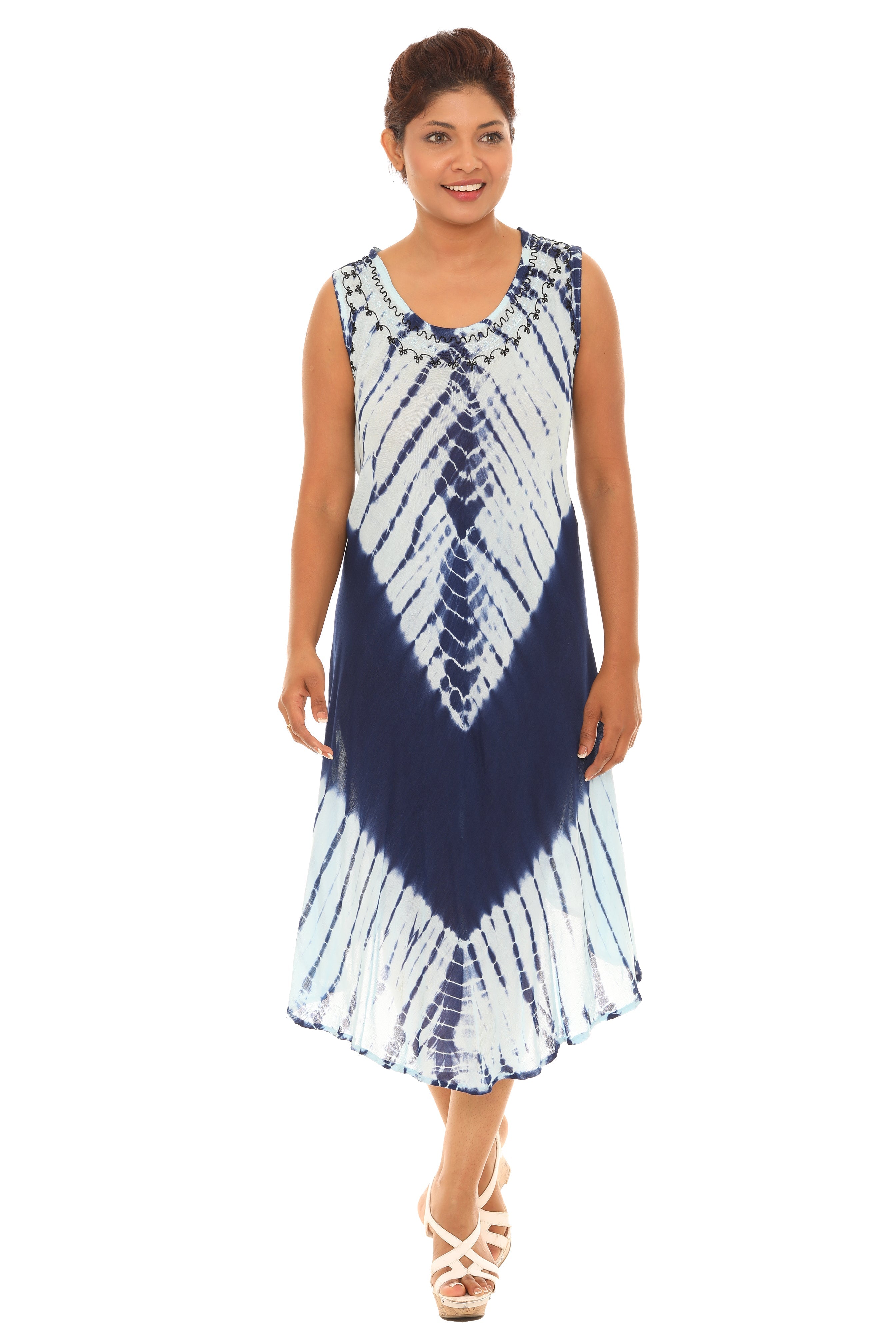 Tie Dye Rayon Sundress - Shoreline Wear, Inc.