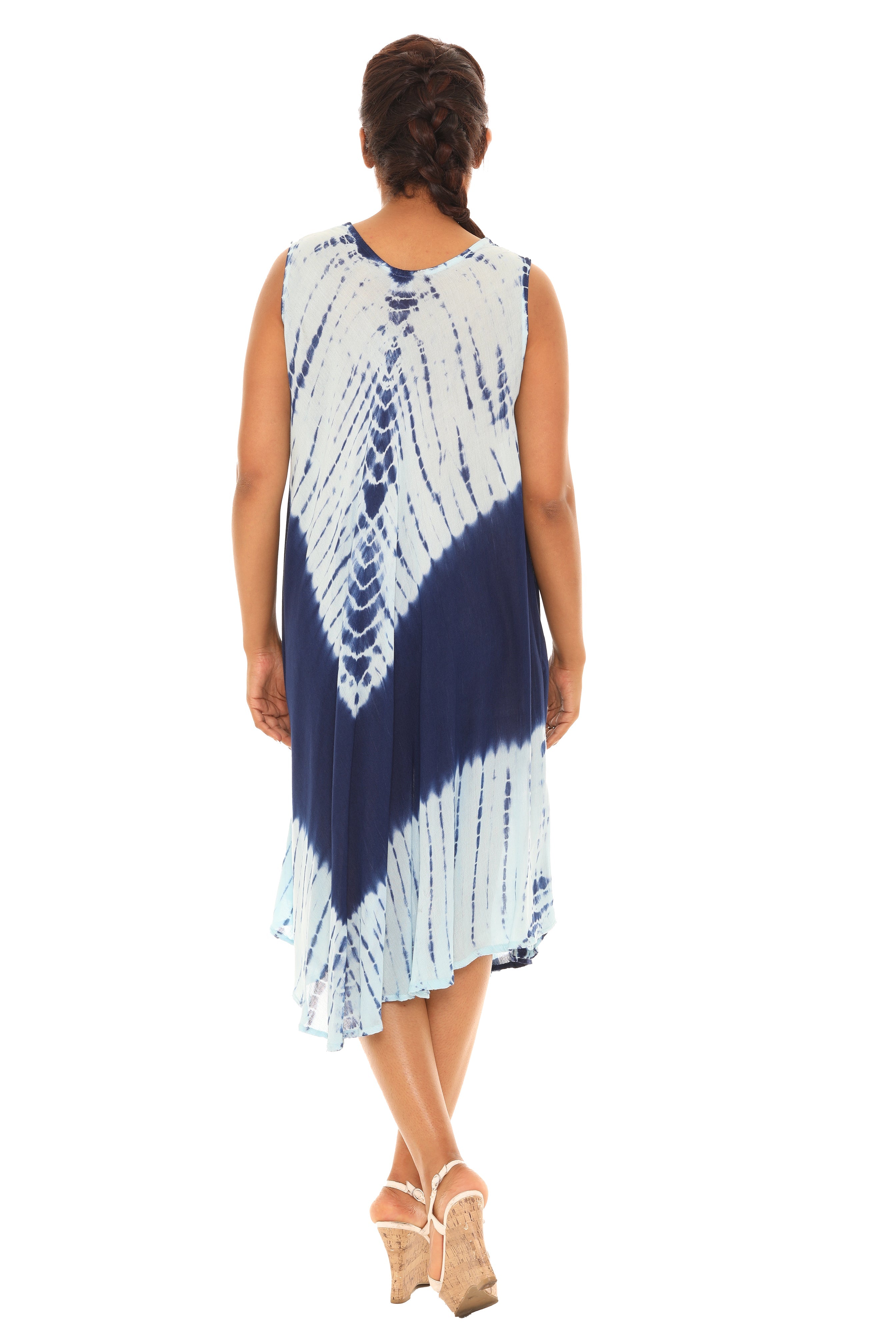 Tie Dye Rayon Sundress - Shoreline Wear, Inc.