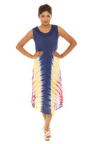 Tie Dye Rayon Sundress - Shoreline Wear, Inc.