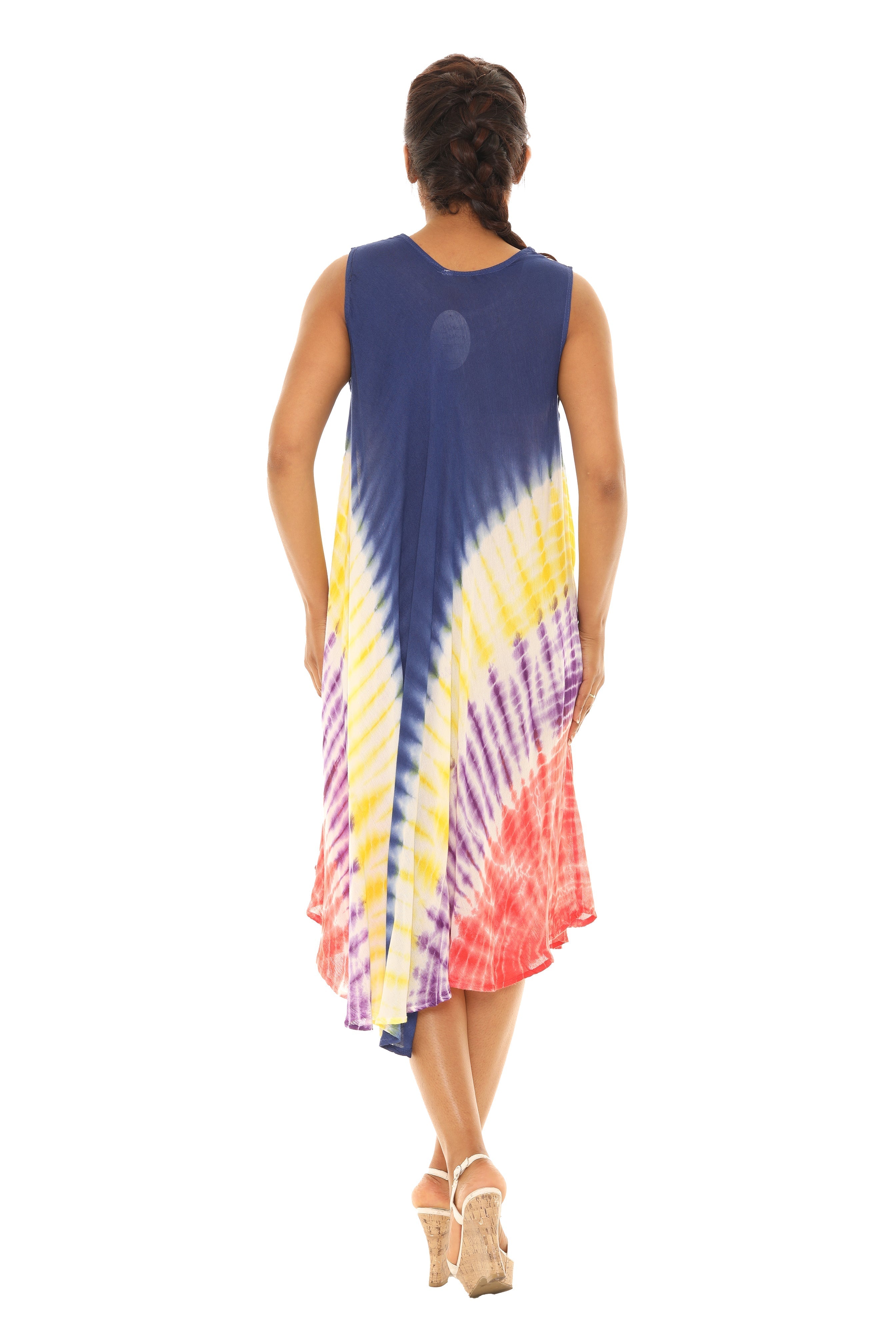 Tie Dye Rayon Sundress - Shoreline Wear, Inc.