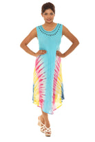 Tie Dye Rayon Sundress - Shoreline Wear, Inc.