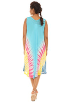 Tie Dye Rayon Sundress - Shoreline Wear, Inc.