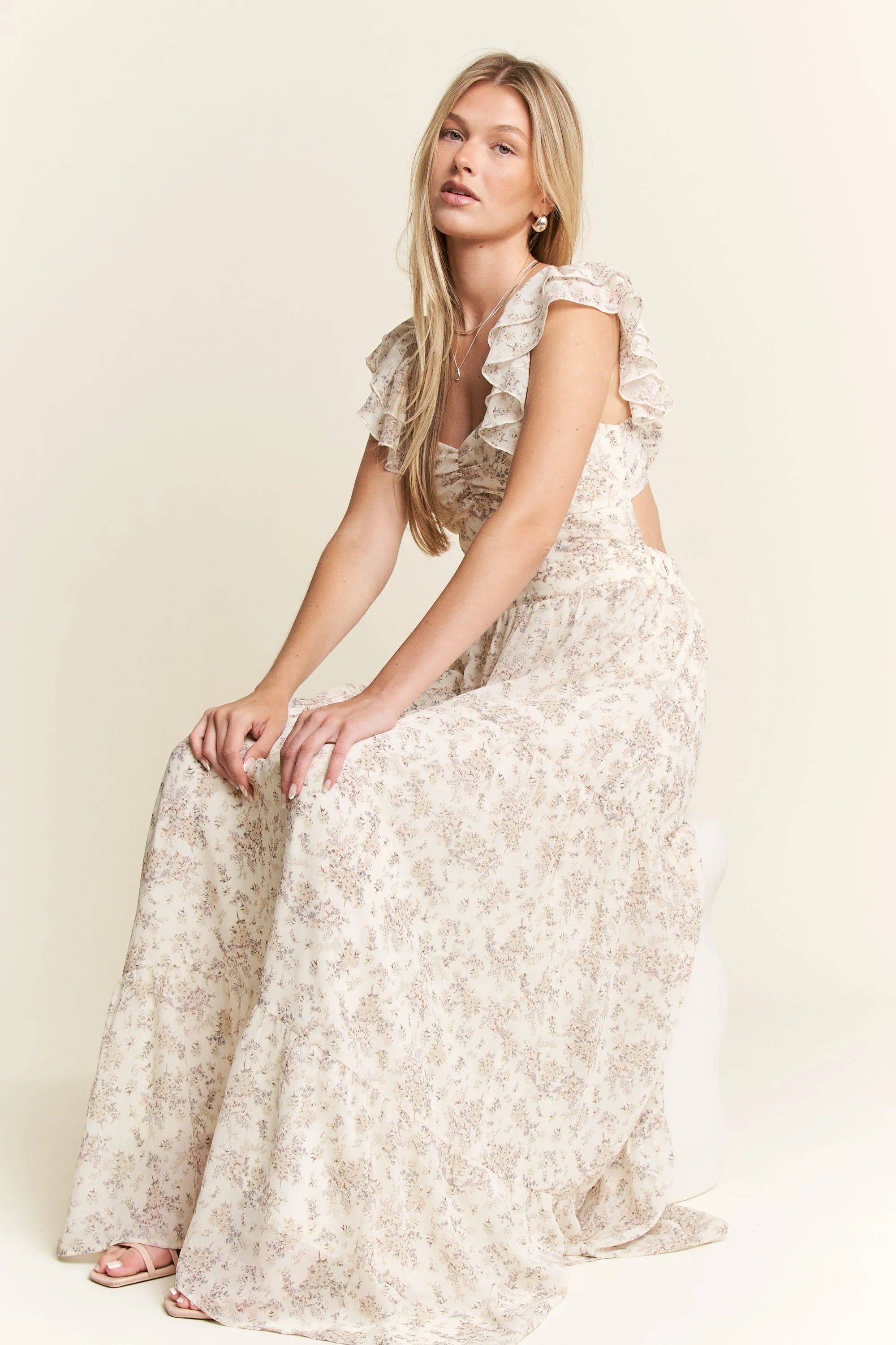 Jade By Jane Full Size Ruffle Sleeve Tiered Maxi Dress Plus Size Charming Charlie Jade By Jane Full Size Ruffle Sleeve Tiered Maxi Dress Plus Size Charming Charlie
